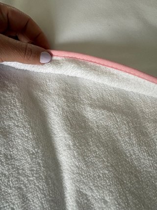 Toalha com capuz menina 1m x 1m