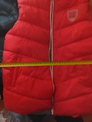 Chaleco acolchado rojo