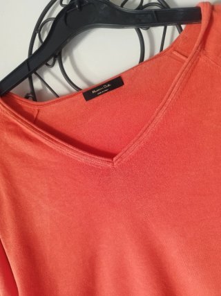 Massimo Dutti Jersey Naranja.