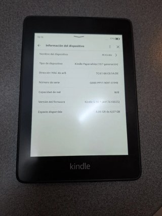 Kindle  Paperwhite  10ª Gen Negro 6 gb