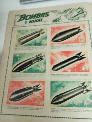 Álbum de cromos Historia de las Armas