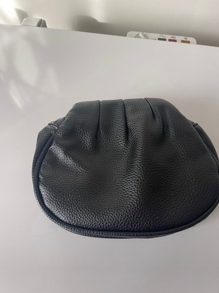 Pochette nera da cerimonia donna