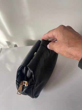Pochette nera da cerimonia donna