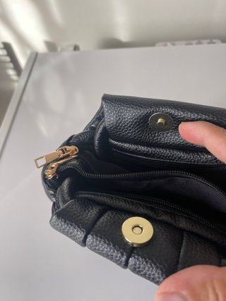 Pochette nera da cerimonia donna