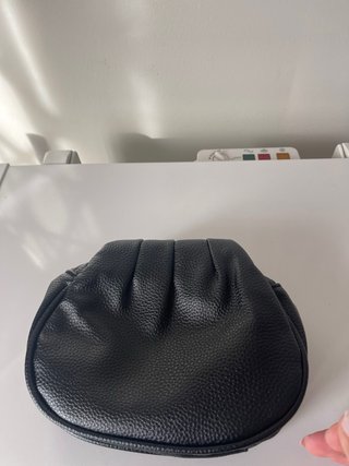 Pochette nera da cerimonia donna