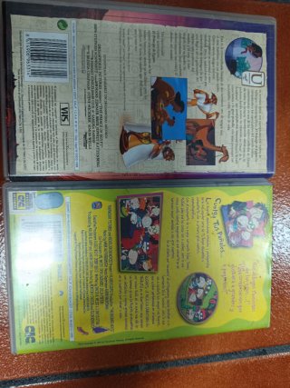 VHS El Príncipe de Egipto + Rugrats La Película