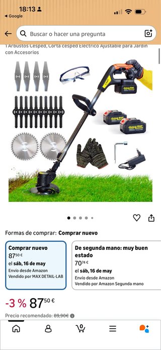 Desbrozadora a batería Maktul MKT03