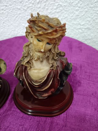 Virgen con Niño y Cristo