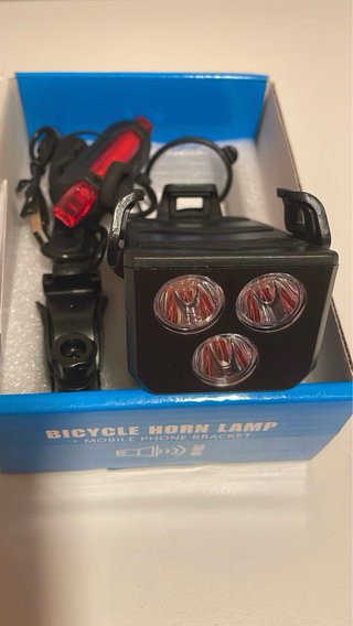 Soporte Móvil Bici + Luz LED + Power Bank