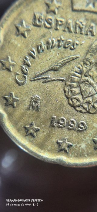 Moneda 20 céntimos euro error