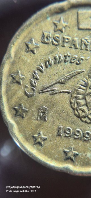 Moneda 20 céntimos euro error