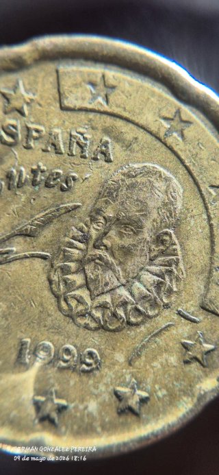 Moneda 20 céntimos euro error