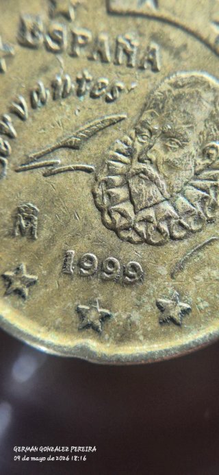 Moneda 20 céntimos euro error