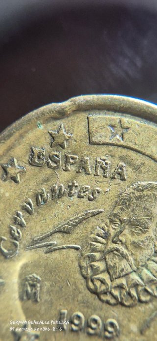 Moneda 20 céntimos euro error