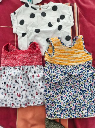 Conjunto bebé niña verano 68cm 3-6m