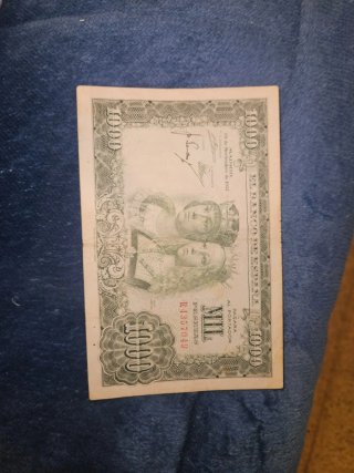 Billete 1000 pesetas Banco de España
