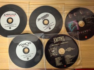 Lote 5 CDs Rock Metal Español Promocionales