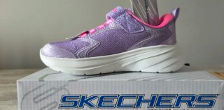 Zapatillas Skechers Niña Moradas Glitter talla 27