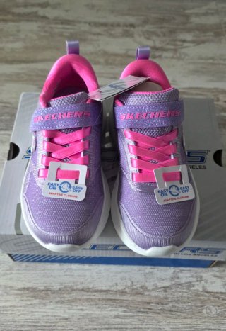 Zapatillas Skechers Niña Moradas Glitter talla 27