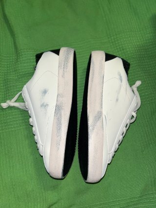 Golden Goose Sneakers Blancas con Estrella Platead