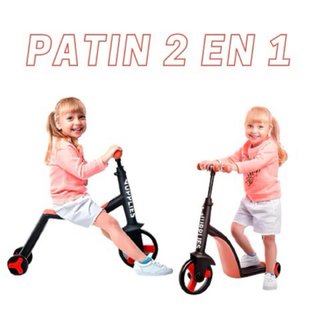 Patinete 2 en 1 para niños