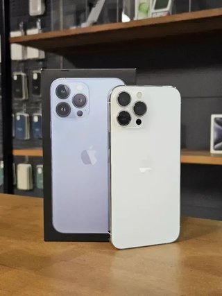 IPHONE 13 PRO MAX 128GB PLATA BATE. 100%
