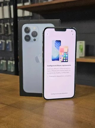 IPHONE 13 PRO MAX 128GB PLATA BATE. 100%