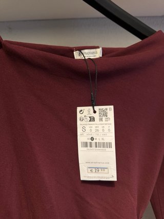 Vestido Stradivarius Rojo Talla S