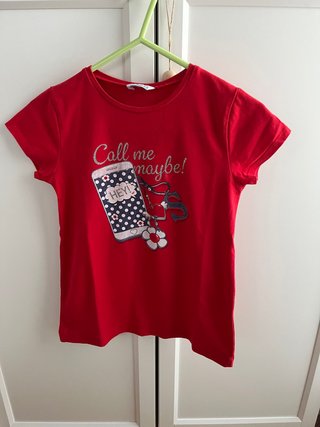 Camiseta Mayoral Roja Talla 8 Años