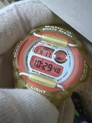 Casio Baby-G Reloj Rosa y Amarillo