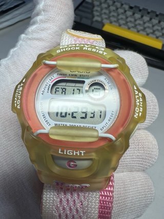 Casio Baby-G Reloj Rosa y Amarillo