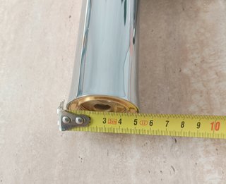 Rubinetto per lavandino nuovo argentato per bagno