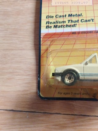 Matchbox Ford Escort XR3 Cabrio
