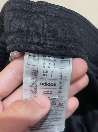 Pantalón Adidas Negro Talla M