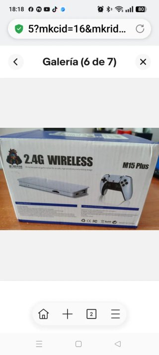 Consola Portátil Game Stick Pro 4K