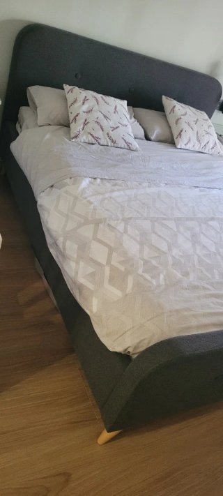 Somier y estructura cama con cabecero