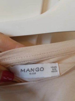 Vestido algodón falda tul niña