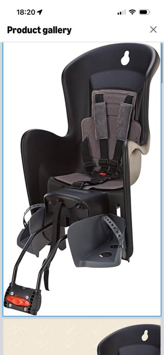 Silla bici Polisport Bilby RS Negra