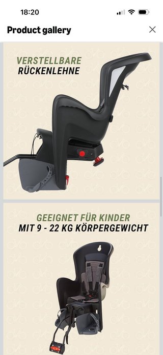 Silla bici Polisport Bilby RS Negra