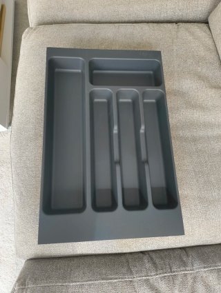 Cubertero Organizador Gris