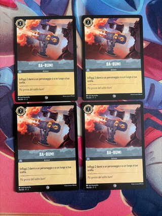 Ba-bum x4 - Carte Disney Lorcana