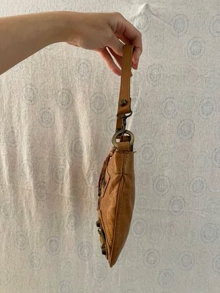 Borsa mini marrone stile Y2K vintage