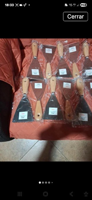 Lote 10 espátulas 100mm