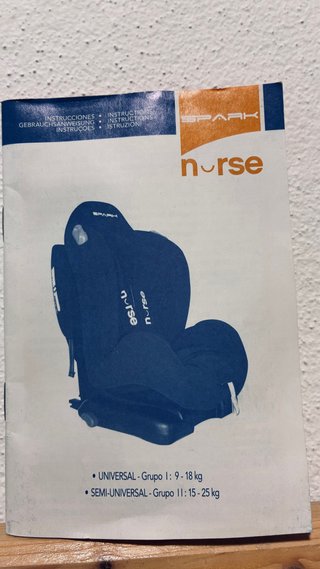Cadireta cotxe  grup I y II , apte IsoFix o cintur