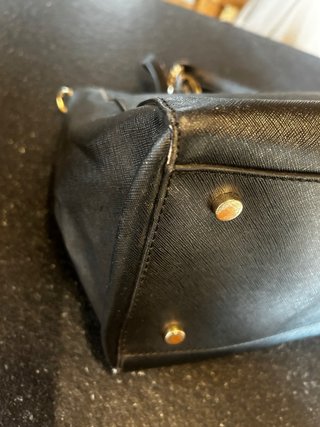Borsa Trussardi Jeans nera con logo