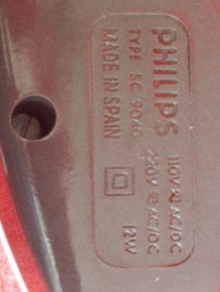 Antigua máquina de afeitar Philips SC9040