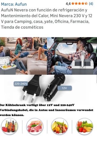 Nevera portátil  comprada en Amazon!