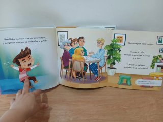 Libro infantil  En busca de las palabras