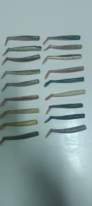 Vinilos de pesca 116 unidades Tallas M y S