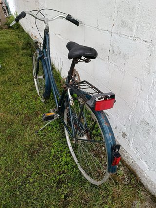 Bicicleta Clásica Azul (Para Restaurar)